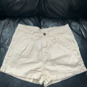 Cream colored shorts